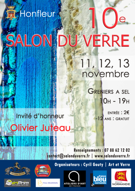 affiche salon du verre honfleur 2022