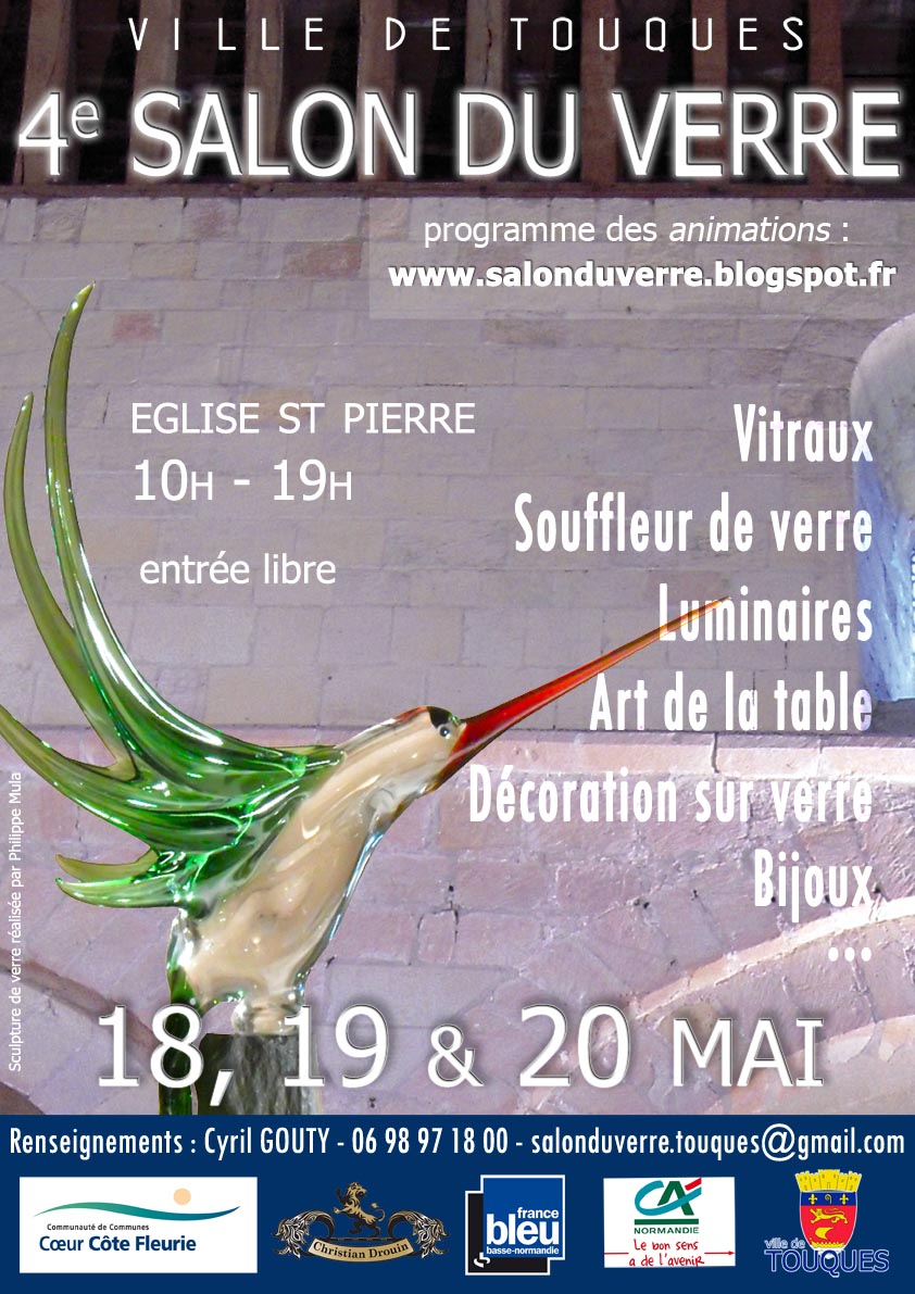 affiche salon du verre 2013