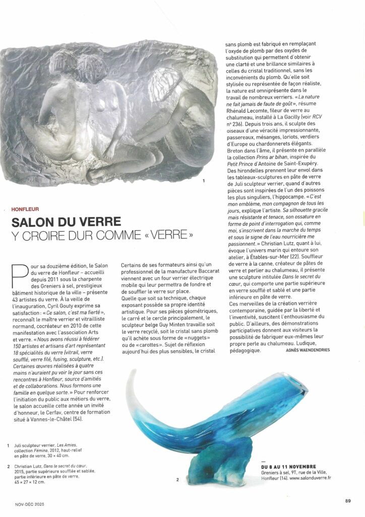 12e Salon du Verre Revue de la Céramique et du Verre